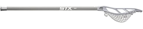 STX Lacrosse Stallion 300 Junior Stick, White/White/Platinum