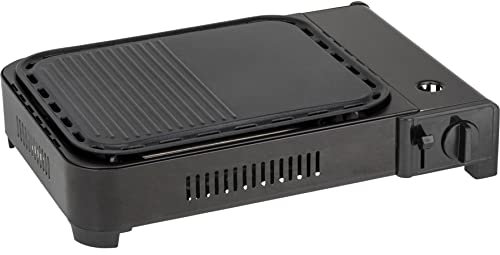 Brunner 0708042N Tragbarer Gasgrill Devil Megagrill Leistung 2,2 kW, Stromversorgung mit Ventilkartuschen 227 g