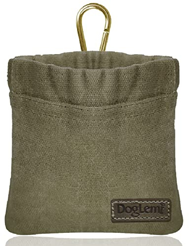 Sheryl&Rain Dog Treat Pouch, Dog Treat Bag with Carabiner, Magnetic Closure