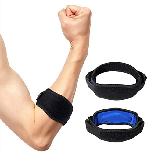 2 stück ellenbogen bandagen herren Ellenbogenbandage tennisarm manschette Entwickelt für Tennis- und Golfspieler bandage zur Linderung von Schmerzen im Tennisarm.