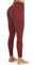 Persit Damen Sporthose Lange Sport Leggings High Waist Yoga Leggins Sportleggins Yogahose (M, Knallrot, 64 cm)
