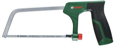 Bosch Sierra metálica 150 mm (minisierra metálica, Hoja bimetálica Duradera para Cortes precisos Metal, plástico y Madera Blanda; 24 TPI; fácil Cambio Hoja; empuñadura ergonómica)