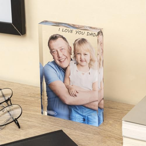 Wanapix | Foto en Bloque de Metacrilato 8x6 | Transparente | Bloque Personalizado por 1 cara | Ideal como Marco Fotográfico Decorativo | Taco de Metacrilato con Foto Impresa