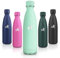 Motswedi Botella Termica, 500ml sin BPA, Botella Agua Acero Inoxidable, a Prueba de Fugas de Doble Pared, Botella Agua Niños, Mantiene Calor&Frío, Botella para Niños, Deporte, Gimnasio, Verde Azulado