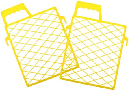 TOBBOMEY 2piezas Rejilla De Pintura De Plástico Bandeja De Pintura Revestimiento De Rejilla Filtración De