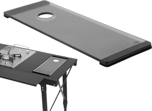 Generisch Modular Camping Table Top | Camping Dining Table Grey Hardened, Lightweight Accessories Table Top Parts for Cooking Picnic Garden Outdoor