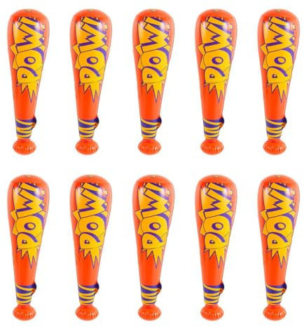 QUXVUIS Mazza da baseball gonfiabile compatta e comoda per i giocattoli per bambini Scegli più colori e opzioni su Will PVC Is, rosso