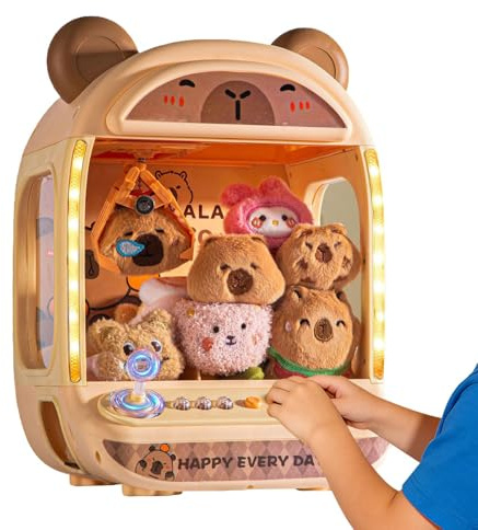 Macchina Per Artigli - Macchina Per Artigli Di Capibara, Macchine Per Catturare Caramelle, Giocattolo Per Bambini Con Monete, Gioco Grabber Con Monete E Bambole E Musica Regolabile Per Ragazzi