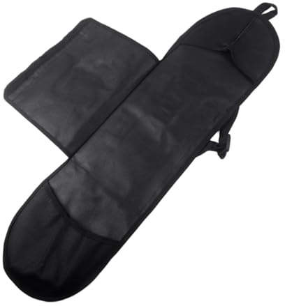 Joygoodta Svart skateboardväska, vattentät longboard bärväska med justerbara remmar, skateboardfodral för skateboards 78–80 cm