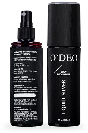 Naturlig deodorantspray för män – organisk nedbrytning för män – naturlig deodorant – naturliga deodoranter – aluminiumfri deodorant – mineraldeodorant för män – hälsosam doftfri för känslig hud