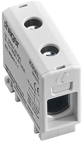 Hager K50AL Borne de raccordement grise 1 pièce