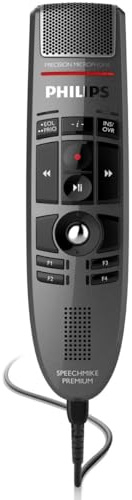 Philips Speechmike Premium USB Dictation Microphone, LFH3500/00