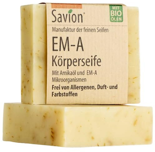 Savion | Sapone naturale per capelli | senza profumo, ipoallergenico | Natural Hair Soap | Unscented | Ipoallergenic | 85 g (confezione da 1), senza profumo)