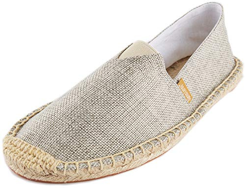 Alexis Leroy,Color sólido Alpargatas para Hombre Beige 42 EU