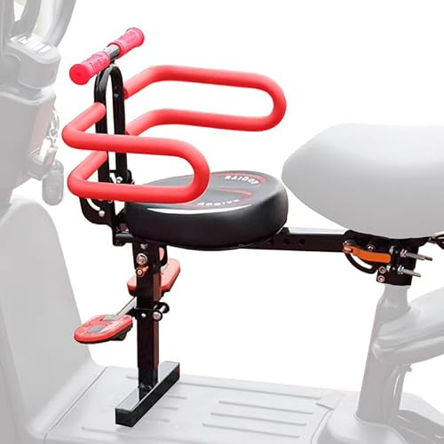 GLDYTIMES Child Seat with Backrest Armrest Fence Guadrail for Electric Scooter with Seat, Kid Seat suitable for Electric Bicycle, Mobility Scooter, Moped Scooter Bike Comfortable Seat for 2-6 Child
