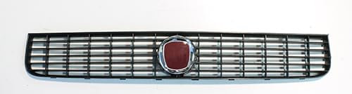 Griglia Radiatore Completa di Fregio Specifica (NON ORIGINALE) COMPATIBILE con Grande Punto Mascherina Superiore Paraurti Anteriore Nera - 3677304-00437