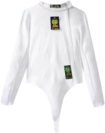 WRYSQBHJYB Fechtjacke, 800N Eisseiden-Fechtanzug, Fechtuniform für Tägliches Training und Wettkampf, Fechtausrüstung für Rechtshänder(40#)