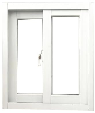 Shed Transom Sliding Window, Household Garage Mobile Home Horizontal Replacement Windows, Basement Household Window, Aluminum Framed Transom Sliding Windows for Home(19.5X27.3in)