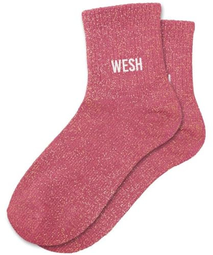 STC, Chaussettes paillettes courtes - Wesh (taille unique 36-42)