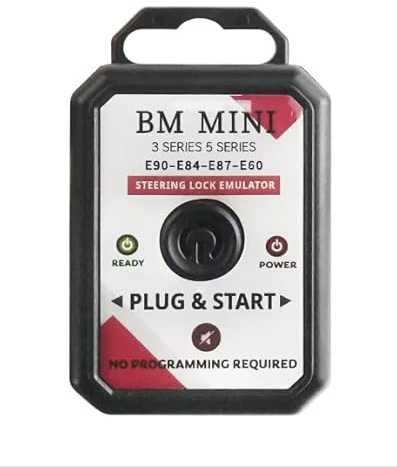 Nuovissimo Emulatore di Bloccasterzo ELV ESL per BMW MINI Cooper E60 E84 E87 E90 Serie 3 e 5 Senza Programmazione, Plug & Start