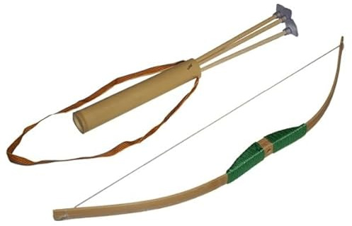 Juguetutto - Arco Pequeño - Flechas Punta Ventosa - Verde - Juguete de Madera