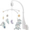 Bieco Musik Mobile Baby, Design: Hündchen Sina | Ø 33cm, Höhe 55 cm | Spieluhr Mobile für Babybett | Einschlafhilfe | Baby Mobile mit Musik | Stoffmobile | Baby Toys 0-6 Months | Melodie LaLeLu