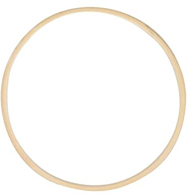 Colcolo Anillos de Aro para Manualidades con Círculos de Bambú, Anillos de Aro de Bambú de, Aro, 26cm