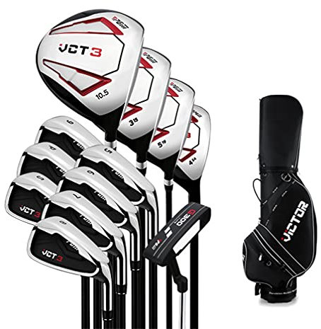 12-teiliges Golfschläger-Set für Herren, Anfänger Komplettsatz, Graphit Schaft, Rechtshand