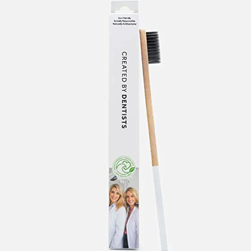 Spotlight Oral Care White Bamboo Toothbrush - Pack of 2