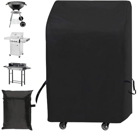 Mineup Grill Abdeckhaube, 82 * 66 * 110CM Grillabdeckung Wetterfest, 420D Oxford Gasgrill Abdeckplane, Grill Barbecue Abdeckung, UV-Schutz Grillabdeckung Schutzhülle