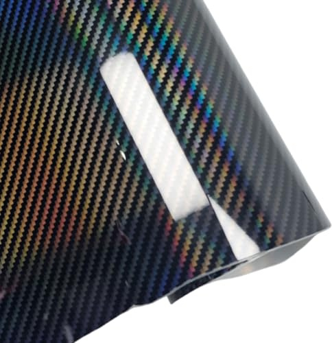 Renchey Lámina de Vinilo para Coches de Fibra de Carbono | Pegatina Protectora para Envolver Automóviles - Accesorios De Modificación De Alta Resistencia para Decoración Interior