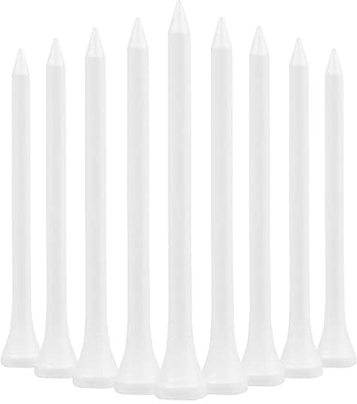 83 mm 3 1/4 pulgadas color blanco de madera para camisetas de golf Tee clavijas biodegradables XL paquete de 100