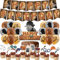 Detective Geburtstag Dekorationen Detective Party Zubehör beinhaltet Detective Happy Birthday Banner Kuchen Topper Cupcake Toppers Ballons für 1920er Jahre Detective Party
