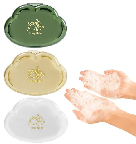 Moguri® Lot de 150 feuilles de savon de voyage jetables - Pour le lavage à la main, la randonnée, le voyage - Mousse riche