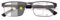 OKH Photochrome Multifokus Lesebrille für Herren Progressive Multifokale Lesebrille Blaulichtfilter Metall UV-Schutz Sonnenlesebrille (Metallgrau 1,5)