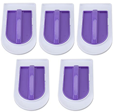 FILFEEL Ensemble de Polisseuses à Gâteaux Fondants, 5 Pièces, avec Poignées Ergonomiques, pour une Décoration Professionnelle à la Maison ou en Boulangerie