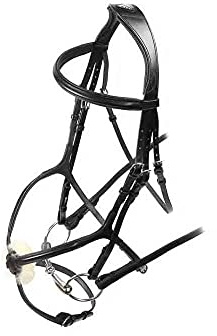 Shires Velociti Grackle Bridle: Black: Full