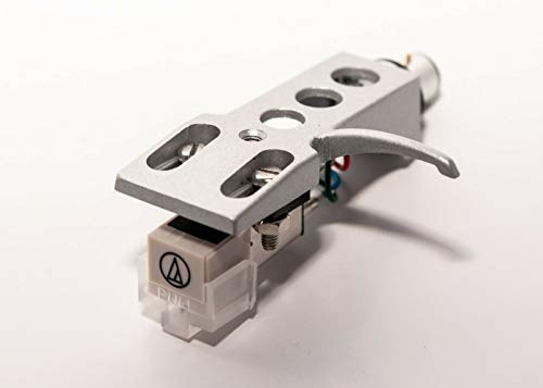Silver Headshell, AT-3600L Cartridge and Stylus, Needle for Pioneer PLX-1000, PL-518, PL-530, PL-A35, PLX-500, PL-560, PL-200, PL-516, PL-255, PL-200X, XL-A700, PL-A45D