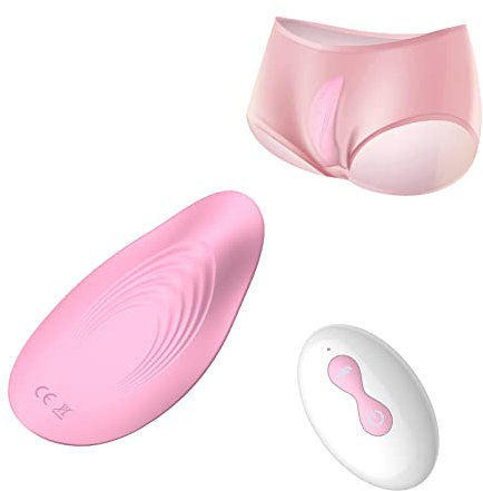 TYDAY Ultradünner Butterfly Vibrator Auflegevibrator für sie Klitoris Vagina mit 10 Vibrationsmodi Tragbarer mit Ferngesteuerter Mini Slip Vibratoren Leise Stark Stimulator Sexspielzeug für Frauen