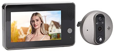 Gucklochkamera Video-Türspion 1080P Türspionkamera 4,3-Zoll-LCD-Display 120 Grad Weitwinkel PIR-Bewegungserkennung Nachtsicht für Tuya