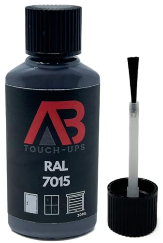 RAL 7015 Slate Grey Touch Up Paint Bottle 30ml With Brush Multi Use Window Door Metal Plastic Outdoor