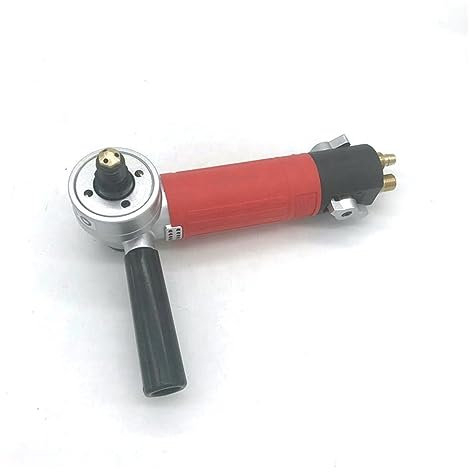 Amoladora húmeda Herramientas neumáticas, pulidor de aire húmedo de escape lateral, amoladora angular de aire y agua, lijadora húmeda for granito, mármol, cuarzo, piedra Pulido más fácil, mejor y más