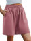 Litherday Jogginghose Damen Kurze Sporthose Kurze Hosen Laufhose Freizeithose Trainingshose Shorts Damen Sommer mit Taschen Elastischer Bund für Running Gym