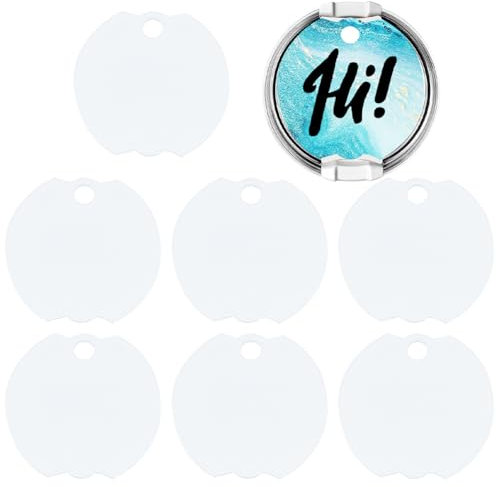 SOFPLATE 1 Box 8Pcs DIY Sublimation Acrylic Name Plates Blanks 40 OZ Tumbler Lid Toppers Personalized Tags Cup Lid Decorations Heat Transfer Accessories for Tumblers Cups Creative Designs Projects