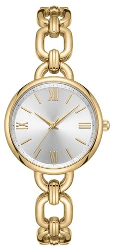Asan Ge Women's Watch with Adjustable Chain Bracelet - Long Lasting Plating,Vintage Dainty Watches for Lady,Elegant Small Wrists ， No Tool Required, Water Resistant 100ft