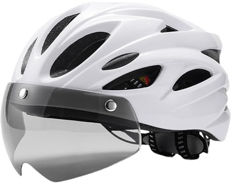 Casques d'équitation, casques de vélo avec lumière arrière et lunettes magnétiques, vélo réglable et respirant pour homme et femme, vélo de route, montagne