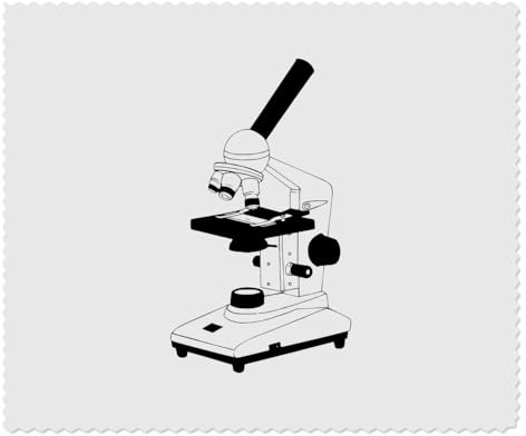 Azeeda 2 x 'Microscope with Slide' Microfibre Lens/Glasses Cleaning Cloths (LC00033704)