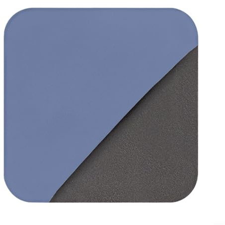 Rengöringsduk av mikrofiber, handskdesign för våt- och kemtvätt, lämplig för bildisplay, bärbar dator, surfplatta och mobiltelefon (Blue Grey)