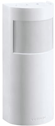 Lutron Caseta Smart Lighting Auto On/Off Motion Sensor, Lutron Motion Sensor for Dimmers, Switches, and Fan Controls, No Wires Required, PD-OSENS-WH, White