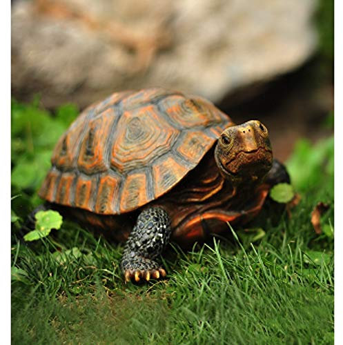 PRDECE Statue Salon Statuette Exterieur Deco Jardin de Interieur Ornements Creative Statue de Tortue de résine Mignonne en Plein air Jardin étang Magasin bonsaï décoratif